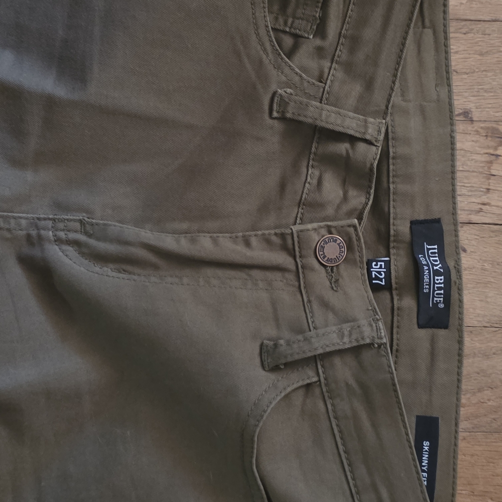Judy Blue Brand Olive Green Jeans
